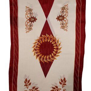 Silk Scarf Long 60x 12 In McGraw Hill Logo throughout the design.